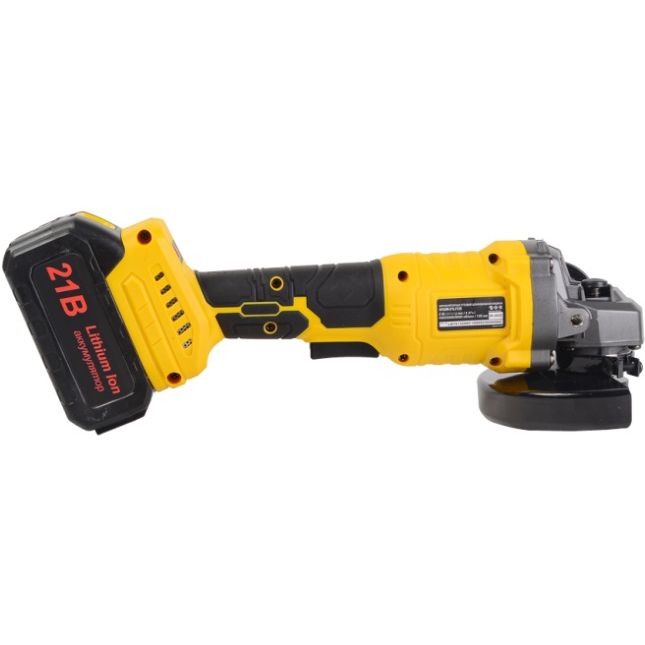 Углошлифовальная машина аккумуляторная Eurolux АУШМ-21Li/125 (в комплекте 2 АКБ и ЗУ) в кейсе