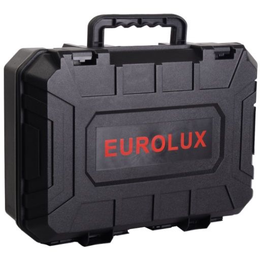 Углошлифовальная машина аккумуляторная Eurolux АУШМ-21Li/125 (в комплекте 2 АКБ и ЗУ) в кейсе