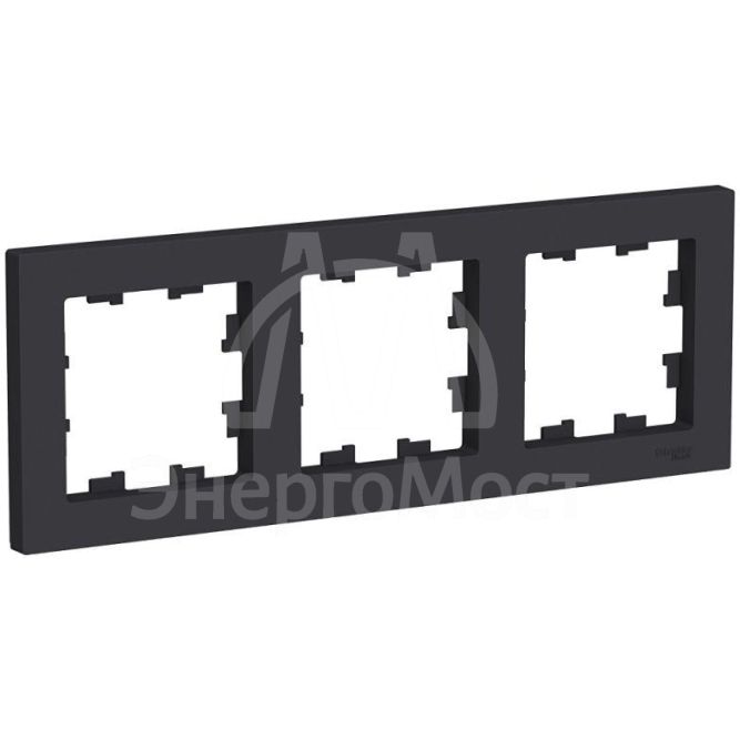 Рамка 3-м AtlasDesign универс. карбон SE ATN001003