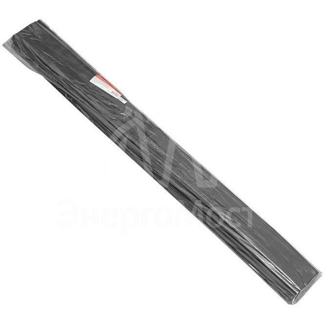 Трубка термоусадочная ТУТк с клеевым слоем нг 50/17 черн. 1м (уп.10м) PROxima EKF tut-k50-b