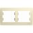 Рамка 2-м Glossa горизонт. беж. SchE GSL000202
