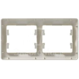 Рамка 2-м Glossa горизонт. беж. SchE GSL000202