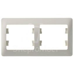 Рамка 2-м Glossa горизонт. беж. SchE GSL000202