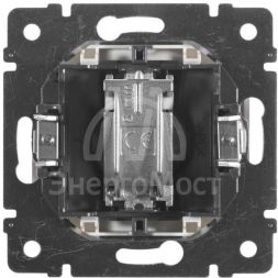 Розетка телевизионная TV СП Valena 1.5дБ 2400МГц с топологией &amp;quot;звезда&amp;quot; механизм алюм. Leg 770129