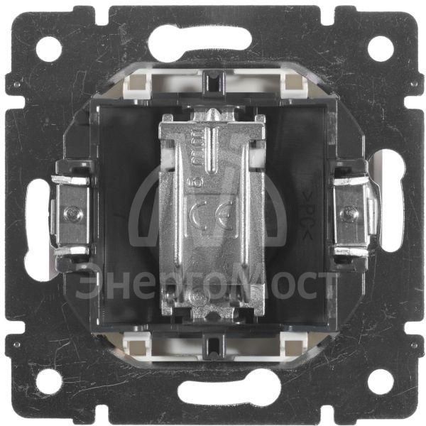 Розетка телевизионная TV СП Valena 1.5дБ 2400МГц с топологией &amp;quot;звезда&amp;quot; механизм алюм. Leg 770129