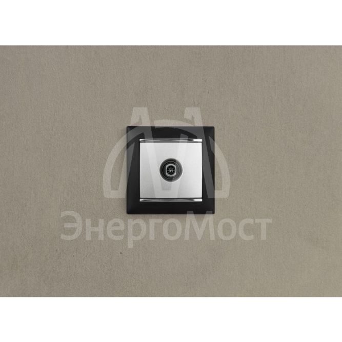 Розетка телевизионная TV СП Valena 1.5дБ 2400МГц с топологией &amp;quot;звезда&amp;quot; механизм алюм. Leg 770129