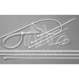 Хомут 90 295 OCT-025-200-100-WH (уп.100шт) ОНЛАЙТ 90295