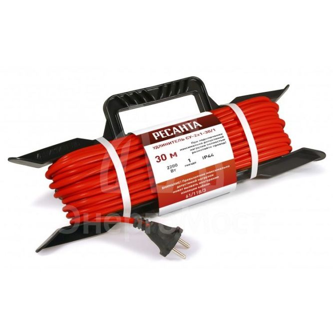 Удлинитель силовой на раме Ресанта СУ-2х1-30/1 (IP44)