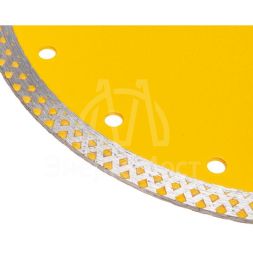 Диск алмазный отрезной сплошной 230х22.2мм KRANZ KR-90-0118