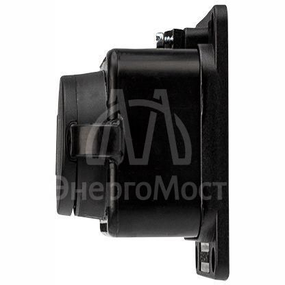 Розетка штепсельная влагозащ. с/з 16А IP54 каучук Rexant 111-111