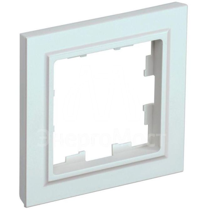 Рамка 1-м BRITE РУ-1-БрЖ жемчуж. IEK BR-M12-K36