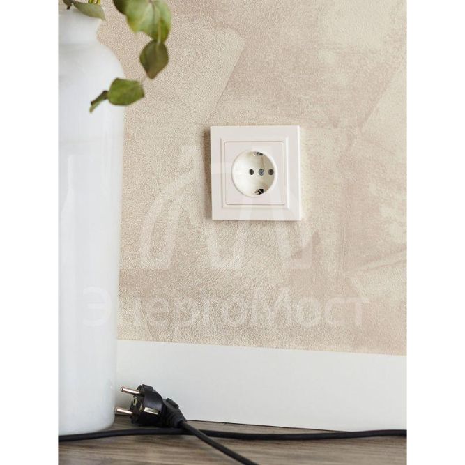 Рамка 1-м BRITE РУ-1-БрЖ жемчуж. IEK BR-M12-K36