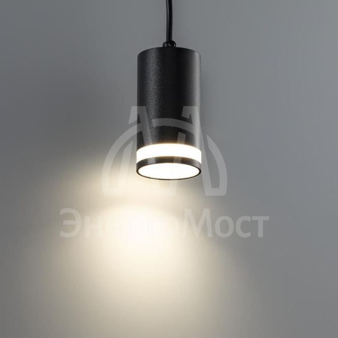 Светильник трековый подвес ARTLINE 55х55х100мм GU10 230В алюм./пластик. 2.6кв.м черн.н. Ritter 59930 6