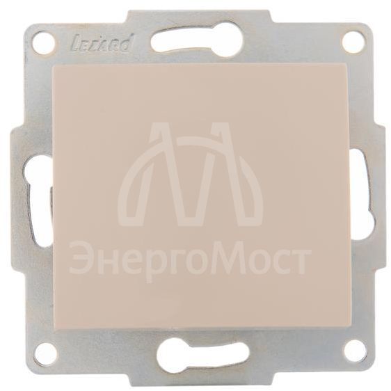 Механизм выключателя 1-кл. 1п СП Karina 10А IP20 крем. LEZARD 707-0388-100