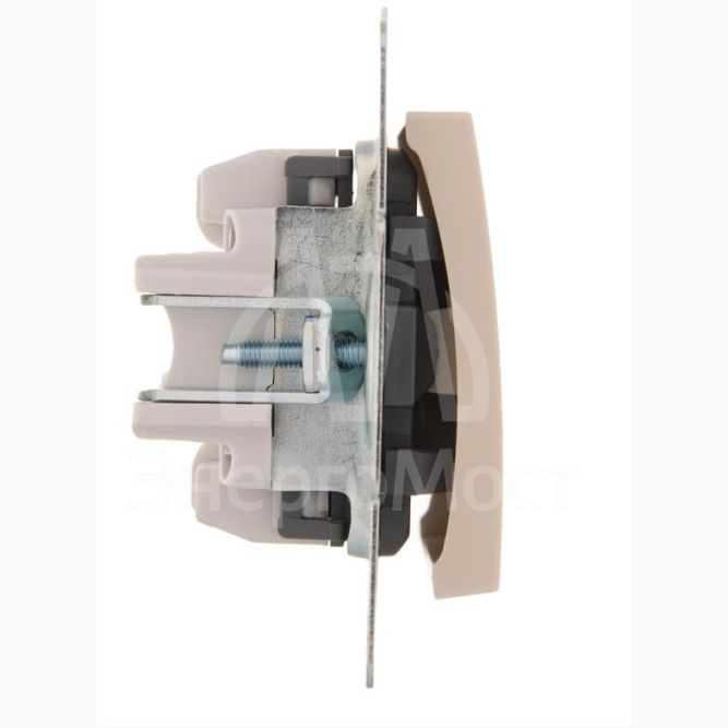 Механизм выключателя 1-кл. 1п СП Karina 10А IP20 крем. LEZARD 707-0388-100