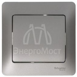 Механизм выключателя 1-кл. СП Glossa 10А IP20 (сх. 1) 10AX платина SchE GSL001211