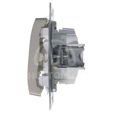 Механизм выключателя 1-кл. СП Glossa 10А IP20 (сх. 1) 10AX платина SchE GSL001211