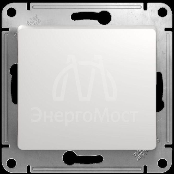 Механизм переключателя 1-кл. СП Glossa 10А IP20 (сх. 6) 10AX бел. SchE GSL000161