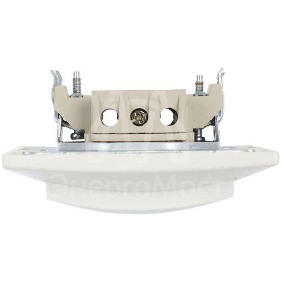 Выключатель 1-кл. СП Кварта 10А IP20 ВС10-1-1-КБ с индикацией бел. IEK EVK11-K01-10-DM