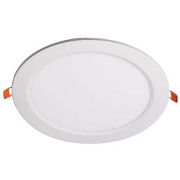 Светильник светодиодный PPL-R 18Вт 4000К IP40 d220мм кругл. ультратонкий встраив. WH ДВО JazzWay 5009738A