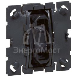 Механизм выключателя 1-кл. 1п 2мод. СП Celiane 10А IP21 230В 10AX сер. Leg 067002