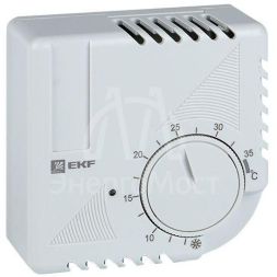 Термостат NO/NC (охлаждение/обогрев) накладной 16А 230В IP20 PROxima EKF thermo-no-nc-wall