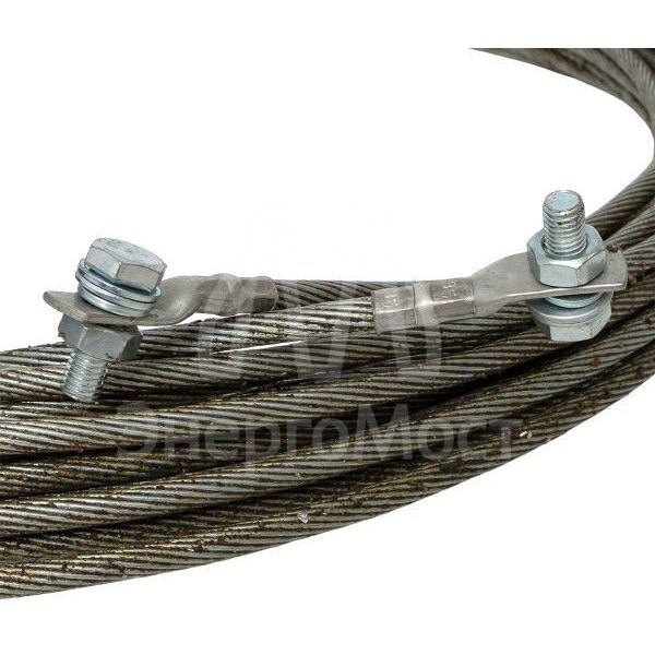 Трос стальной грозозащитный 50кв.мм (уп.25м) EKF lp-d3050