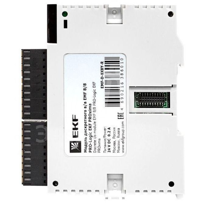 Модуль дискретного в/в EMF 8/8 PRO-Logic PROxima EKF EMF-D-8X8Y-R