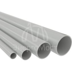 Труба ПВХ гладкая жесткая легкая d40мм (дл.3м) сер. DKC 63940