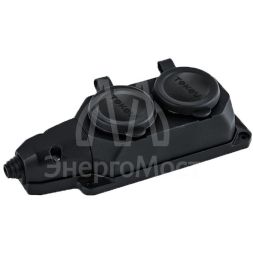 Колодка удлинителя 2-м 16А с заземл. каучук TOKOV ELECTRIC TKE-C05-KK2-Z