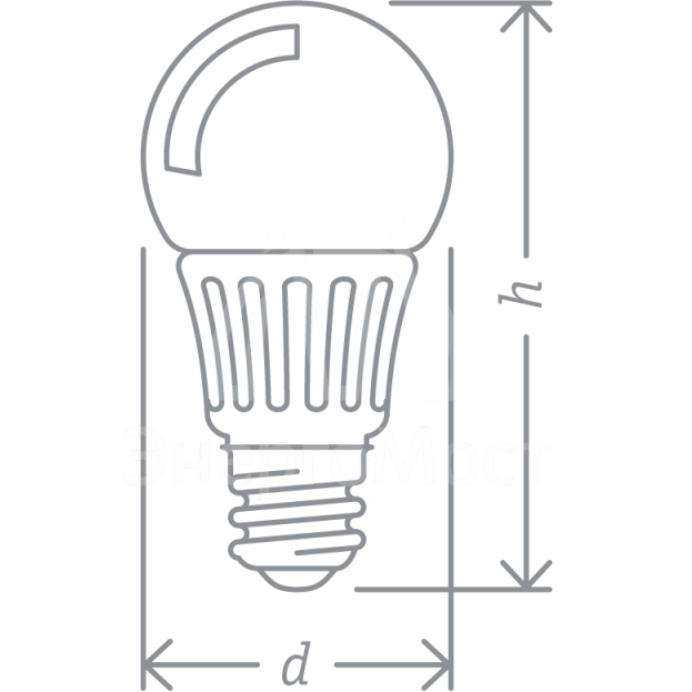 Лампа светодиодная 61 665 NLL-A60-12-127-4K-E27 12Вт грушевидная матовая 4000К нейтр. бел. E27 1000лм 110-140В низковольтная Navigator 61665
