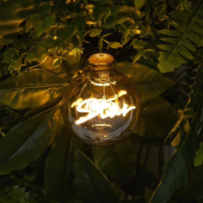 Лампа светодиодная филаментная Loft 271 G80 3Вт 2400К E27 Voltega 8583