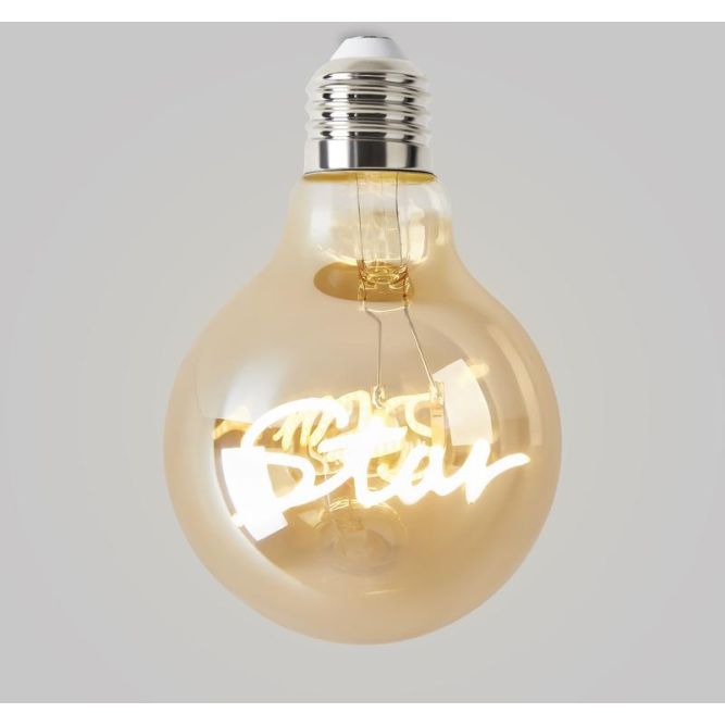 Лампа светодиодная филаментная Loft 271 G80 3Вт 2400К E27 Voltega 8583