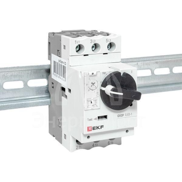 Выключатель автоматический для защиты двигателя GV2P 0.63-1А EKF gv2pm-1.0