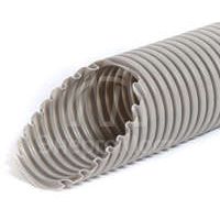 Труба гофрированная ПВХ легкая d63мм с протяжкой сер. (уп.15м) Урал Пак ГФ-0100763-015