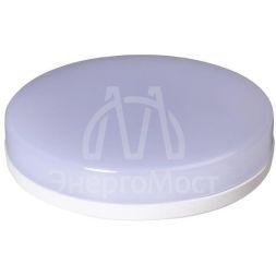 Лампа светодиодная PLED-GX53 10Вт таблетка матовая 3000К тепл. бел. GX53 800лм 230В JazzWay 1029072