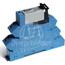 Модуль интерфейсный электромеханич. реле 2CO 8А AgNi 24В DC (чувствит.) IP20 безвинт. клеммы (пружинный зажим) FINDER 386270240050