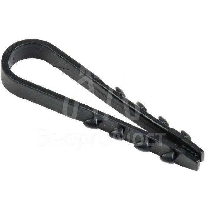 Дюбель-хомут 5-10мм d=5мм нейлон черн. (уп.100шт) IEK UHH36-5-10-100