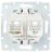 Розетка компьютерная + телефонная 1-м СП Vesna механизм бел. LEZARD 742-0288-143