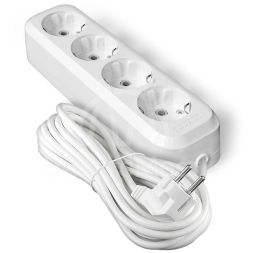 Удлинитель 4х5м с заземл. IP20 Е-304А ПВС 3х1.5 Universal 1731