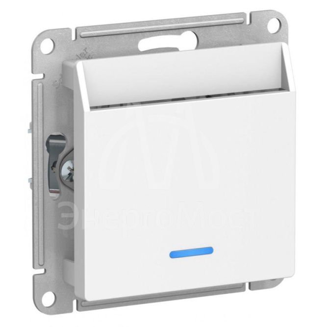 Выключатель карточный СП AtlasDesign 10А IP20 без задержки времени механизм бел. SE ATN000167