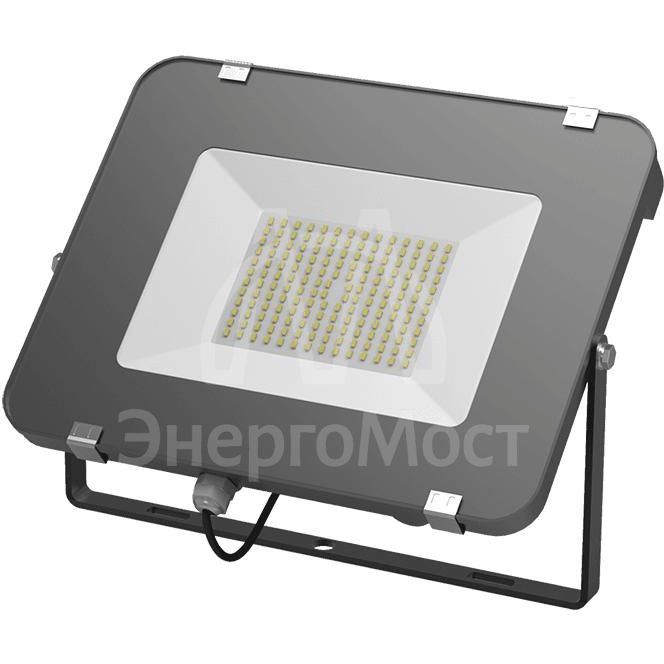 Прожектор светодиодный Qplus 50Вт 6500К 4250лм IP65 графит. сер. 1/10 Gauss 690511350