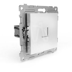 Розетка компьютерная 1-м СП Pixel RJ45 кат.5E механизм бел. TOKOV ELECTRIC TKE-PX-RC1-C01