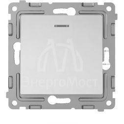 Выключатель 1-кл. СП Pixel 10А IP20 с индикатором механизм алюм. TOKOV ELECTRIC TKE-PX-V1I-C03