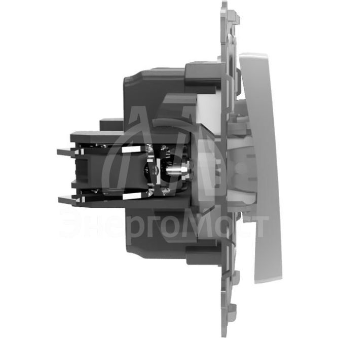 Выключатель 1-кл. СП Pixel 10А IP20 с индикатором механизм алюм. TOKOV ELECTRIC TKE-PX-V1I-C03