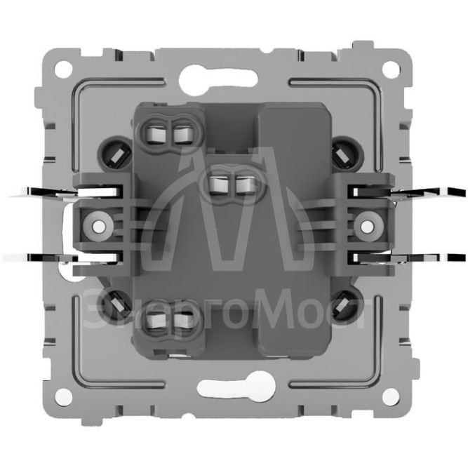 Выключатель 1-кл. СП Pixel 10А IP20 с индикатором механизм алюм. TOKOV ELECTRIC TKE-PX-V1I-C03