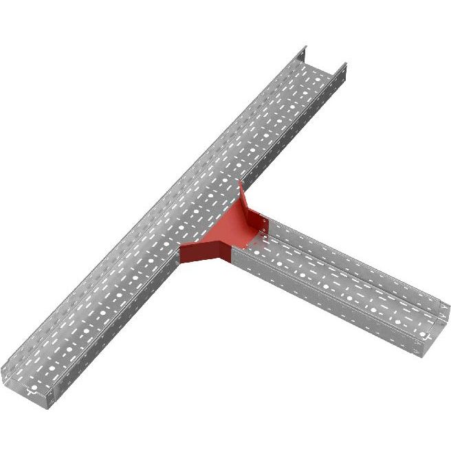 Ответвитель для лотка Т-образ. 200х100 сталь 1мм &amp;quot;ПЛЮС&amp;quot; TUplus100-200 КМ PL0596