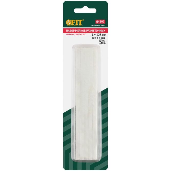 Мелки разметочные (тальк) набор 5шт 5х10х125мм (уп.5шт) FIT 04397