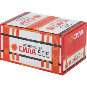 Супер-клей 6г пластик туба в кор. СИЛА Б0033120