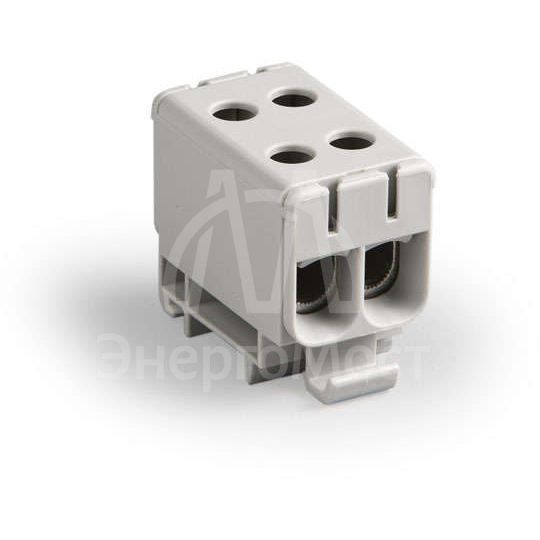 Клемма распред. 1п AL 6-50кв.мм CU2.5-50кв.мм сер. ENSTO KE66R